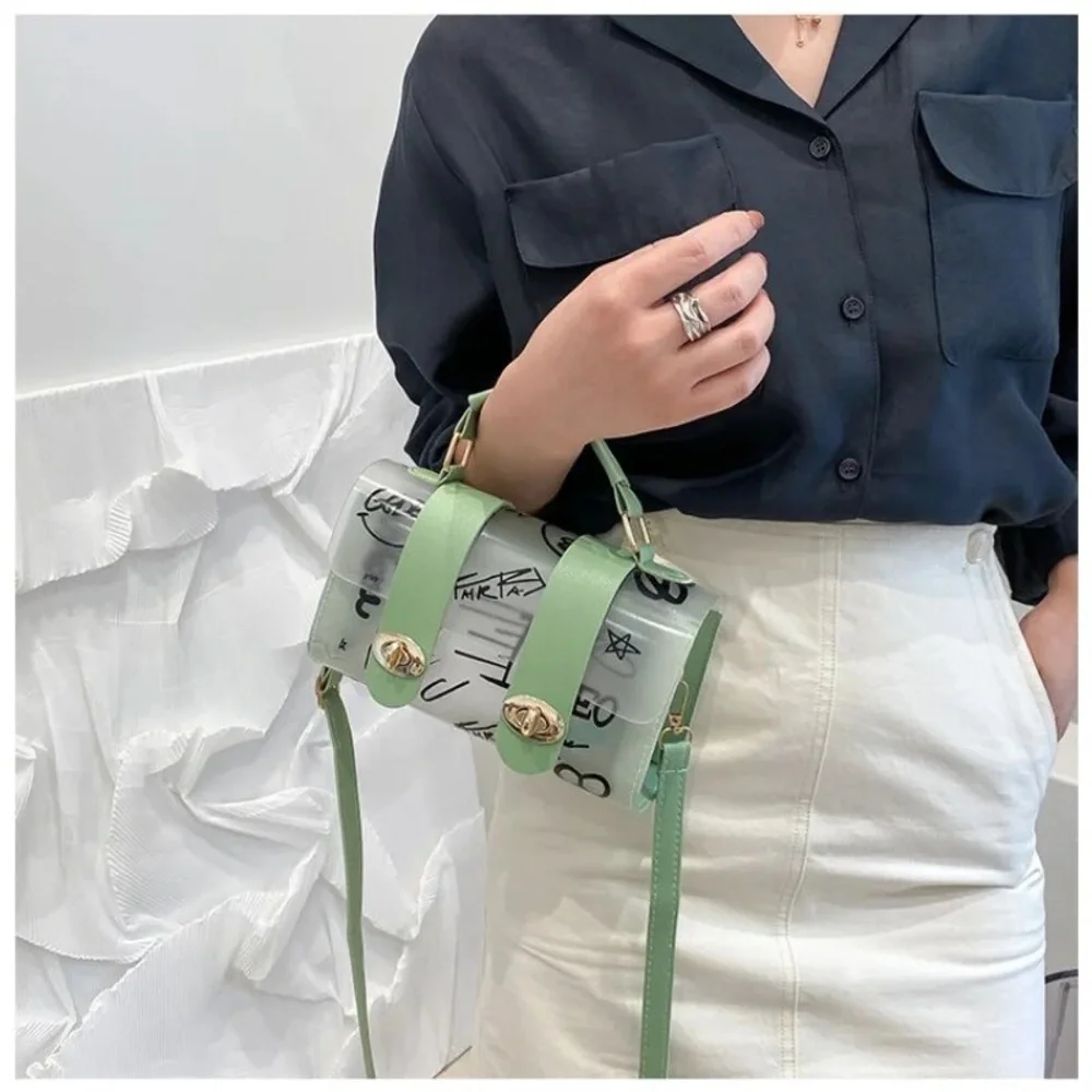 Transparent Graffiti Jelly Small Crossbody/Shoulder Handbag/Purse 👜- NWOT. - Picture 14 of 16